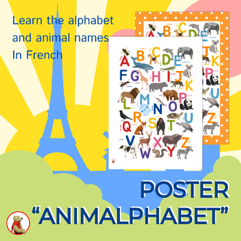 Preview of French. Poster “ANIMALPHABET”