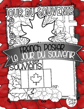 Preview of French Poster ~ Le Jour du Souvenir