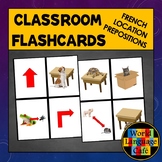 French Prepositions of Location Flashcards