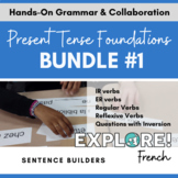 French Present Tense Foundations: EDITABLE Hands-On Activities