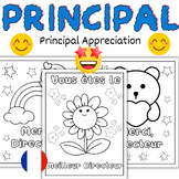 French Principal Appreciation Day Cards 4 Different Cards