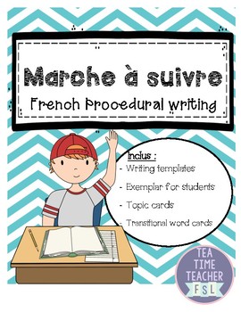 French Procedural Writing Marche A Suivre