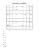 French Pronouns Sudoku