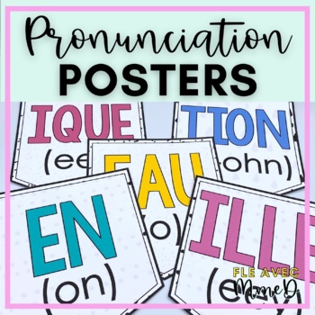 Preview of French Pronunciation Posters - French Sound Wall Posters