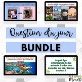 French Question du jour Bundle - French Speaking Prompts F