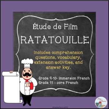 Preview of French Ratatouille Film Study