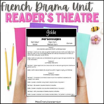 Preview of French Reader's Theatre Drama Unit - Art dramatique: Théâtre de lecture