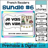 French Readers Bundled Set 6 Printable Stories & Activitie