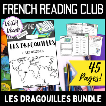 Preview of Intermediate French Reading Club - English Activity Bundle #7-9