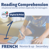 French Reading Comprehension 1