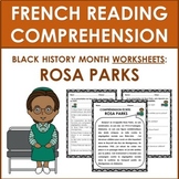 French Reading Comprehension: Black History Month (Rosa Pa