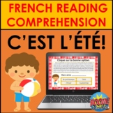 French Reading Comprehension: FRENCH SUMMER (L'ÉTÉ) BOOM CARDS