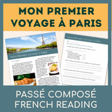 French Reading Comprehension - Passé Composé - Voyage à Paris