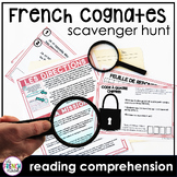 French Reading Comprehension Scavenger Hunt | Cognates