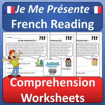 french reading comprehension worksheets teaching resources tpt