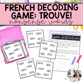 French Reading Game for Decoding Nonsense Words | Bundle o