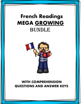 Preview of French Reading MEGA Bundle: 93+ Lectures @55% off + GROWING!