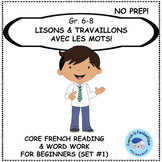 French Reading Comprehension and Word Work