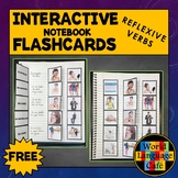French Reflexive Verbs Flashcards Interactive Notebook Les