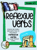 French Reflexive Verbs Notes and Activities