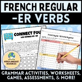 French Regular Present Tense -ER Verbs - Grammar Notes, Ac