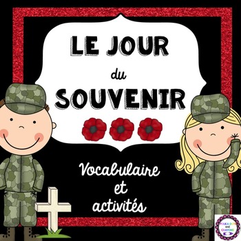 Preview of French Remembrance Day Activity Pack (Le jour du Souvenir)
