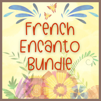 Preview of French Resource Bundle "Encanto" (CLOZE songs and film guide)