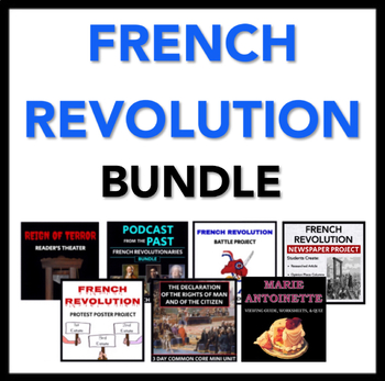Preview of French Revolution Bundle - Resources for teaching the French Revolution