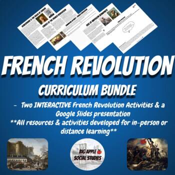 Preview of French Revolution Curriculum Bundle