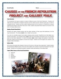 French Revolution Causes - Project and Gallery Walk with K