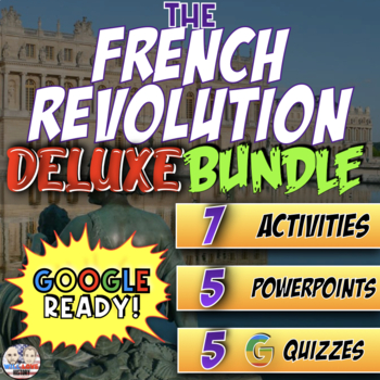 Preview of French Revolution | Digital Learning Deluxe Bundle