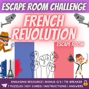 Preview of French Revolution Escape Room