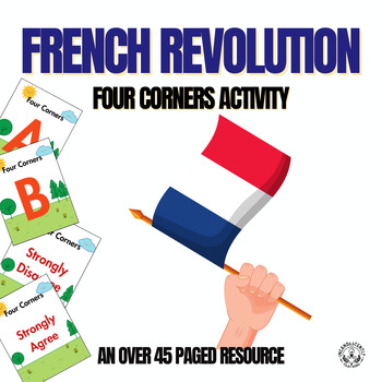 Preview of French Revolution Four Corners Activity:  Grades 5-12