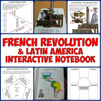 Preview of French Revolution Interactive Notebook