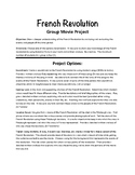French Revolution Movie Project