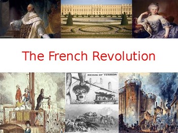 Preview of French Revolution Power Point