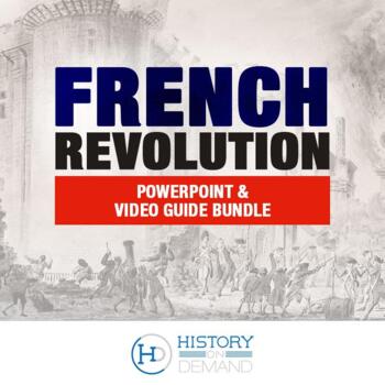 Preview of French Revolution PowerPoint and Video Guide Bundle