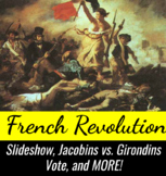 French Revolution & Reign of Terror Slides, Jacobins v. Gi