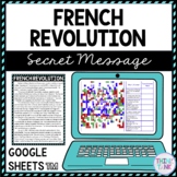 French Revolution Secret Message Activity For Google Sheets™