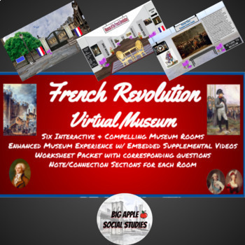 Preview of French Revolution Virtual Museum Interactive Activity