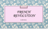 French Revolution Vocabulary Slides and Quizzes