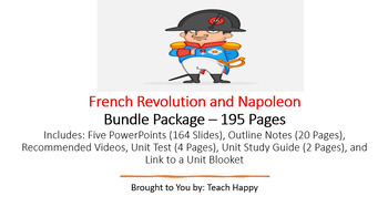 Preview of French Revolution and Napoleon Bundle Package - World History
