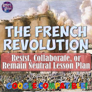 Preview of French Revolution and Resistance Lesson Plan