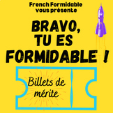 French Reward tickets to encourage good classroom behaviou