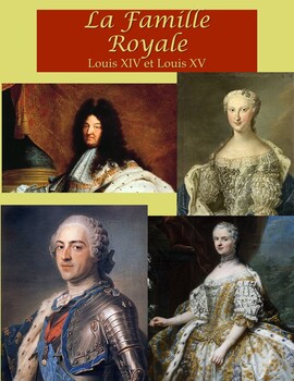 Preview of French Royal Family Tree: From Louis XIV to Louis XV (FREE!!)