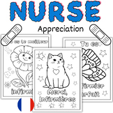 French School Nurse Appreciation Day- Thank You Coloring Pages