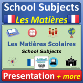 French School Subjects Les Matières Scolaires Subjects in 