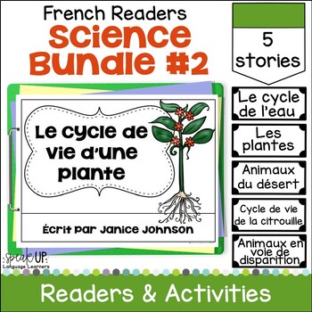 Preview of French Science Bundle 2 - Printable & Digital Boom Cards with Audio - français