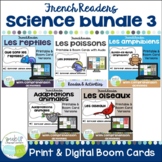 French Science Bundle 3 - Printable Readers & Boom Cards w