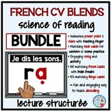 French Science of Reading | CV blends | Fusion des lettres BUNDLE